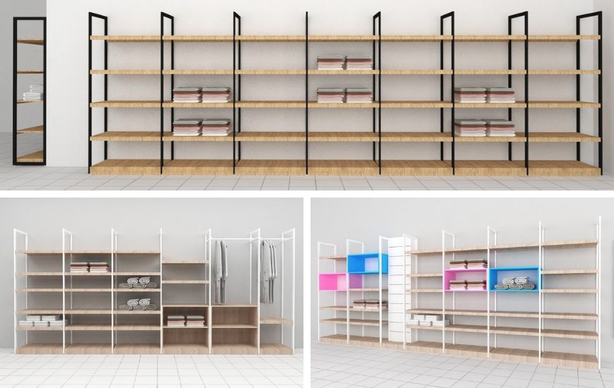 μελετη σχεδιασμος design επιπλωσης καταστηματος λευκων ειδων