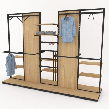 Αυτοστήρικτη Μονάδα με Μπάρες Κρέμασης και Ράφια