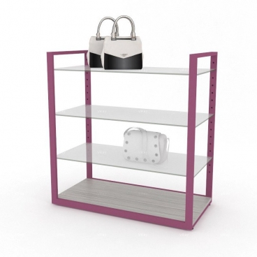 Μεταλλικό Έπιπλο με Γυάλινα Ράφια