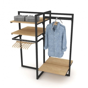 Stand Κρέμασης Ρούχων με Ράφια