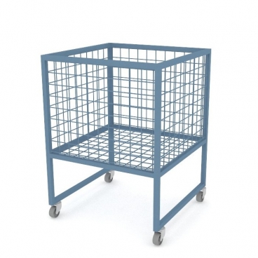 Τροχήλατο Καλάθι Προσφορών, Μεταλλικό