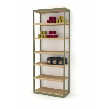 Μεταλλικό Έπιπλο Τοίχου με Ενισχυμένα Ράφια