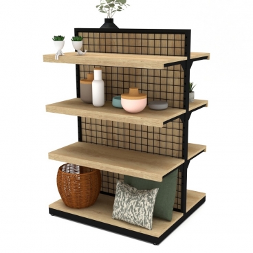 Stand Διατρήσεων με Ράφια Μελαμίνης