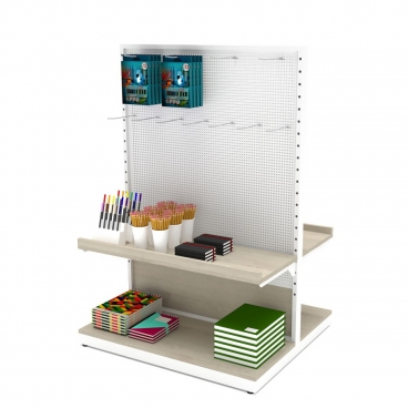 Stand Προϊόντων με 8 Γυάλινα Ράφια