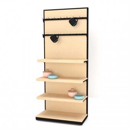 Εκθεσιακό Έπιπλο με πλάτη Μελαμίνης και Εξαρτήματα