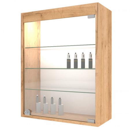 Βιτρινάκι τοίχου με φωτισμό