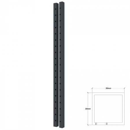 Κολόνα ALTAIR 30x30 με μονή διάτρηση (ζεύγος)