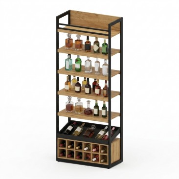 Έπιπλο Τοίχου για Ποτά-Κρασιά