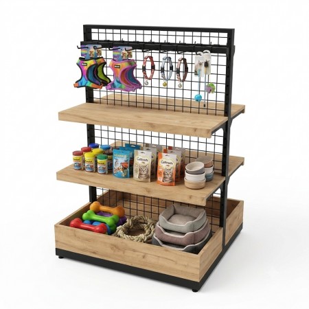 Ραφιέρα Μεσαίου Χώρου για Pet Shop